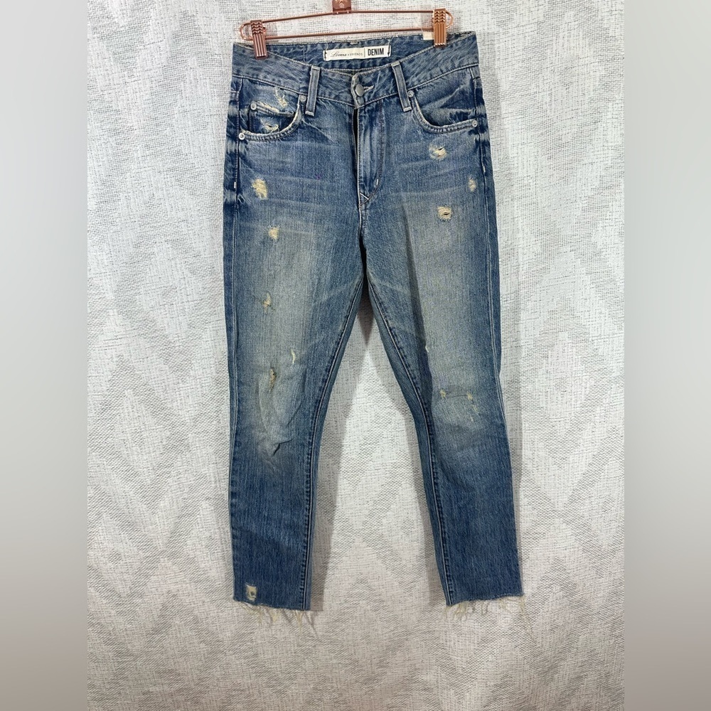 Lovers + friends logan high rise tapered jeans
